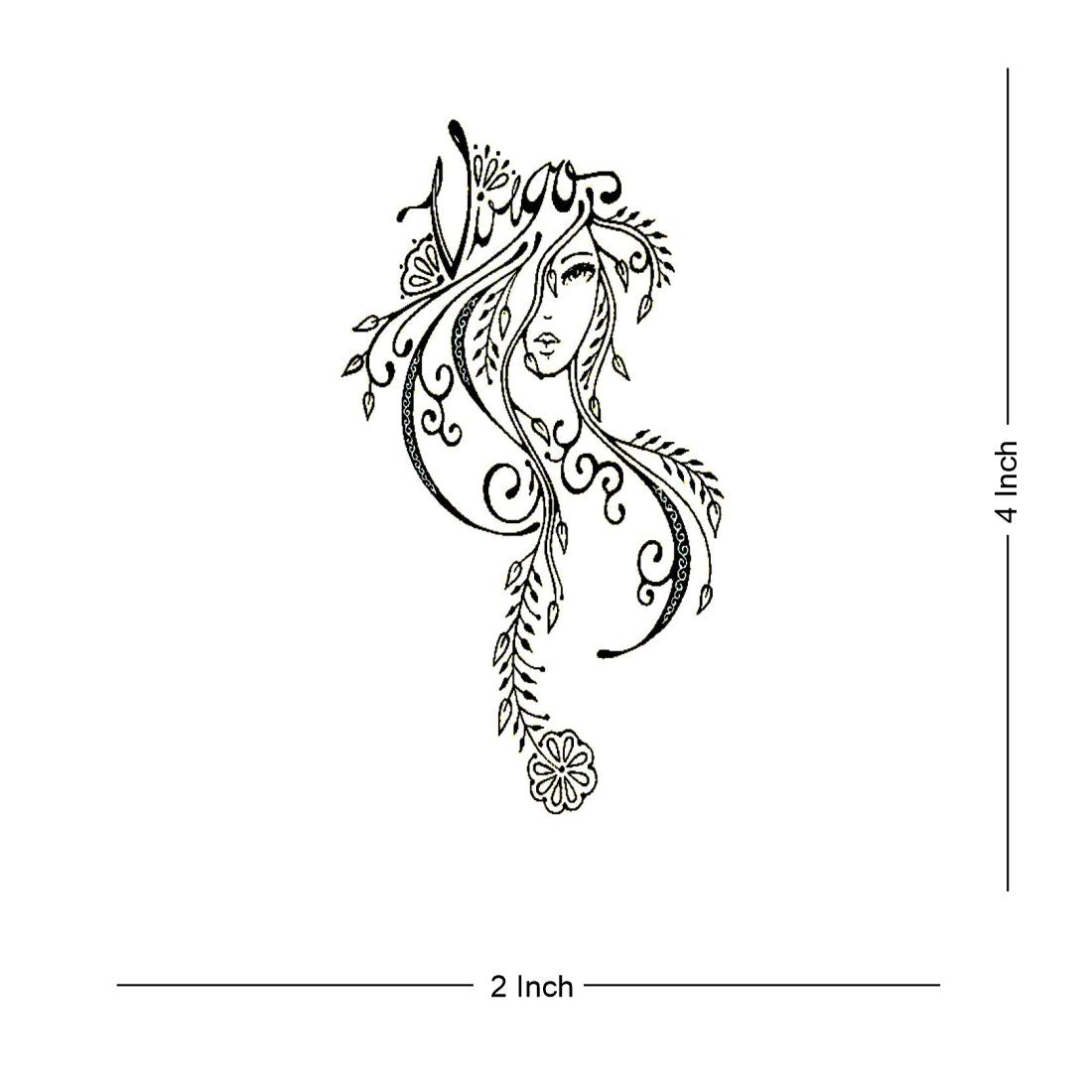Virgo Horoscope Flower Tattoo Tattoo Design and Tattoo Stencil/template  Instant Digital Download Tattoo Permit - Etsy